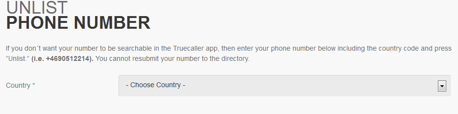 How to Remove your Number From True Caller.