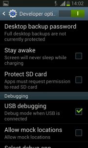 how to enable usb debugging on android devices