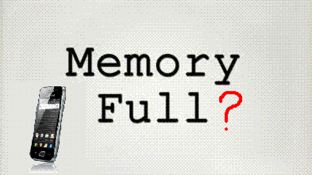 Memory is not enough. Memory Full. Memory is Full. Memory is Full Alert.