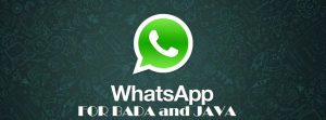 whatsapp for java phones