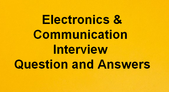 electronics and communication engineering question and answers