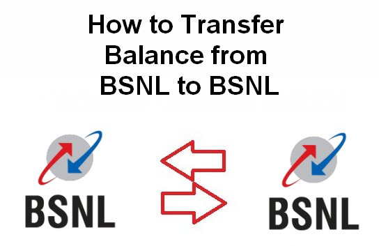 Bsnl best sale balance transfer