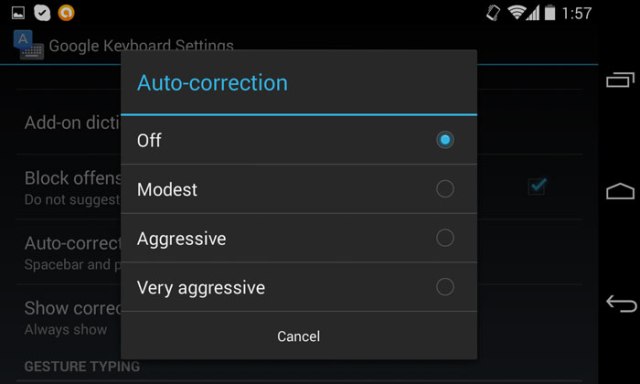 Turn Off Auto Correct on your Android Device