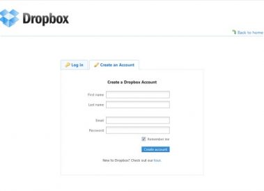 dropbox personal sign in