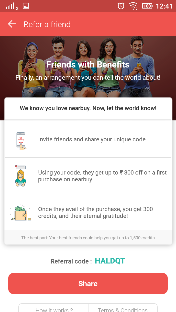 nearbuy referral code