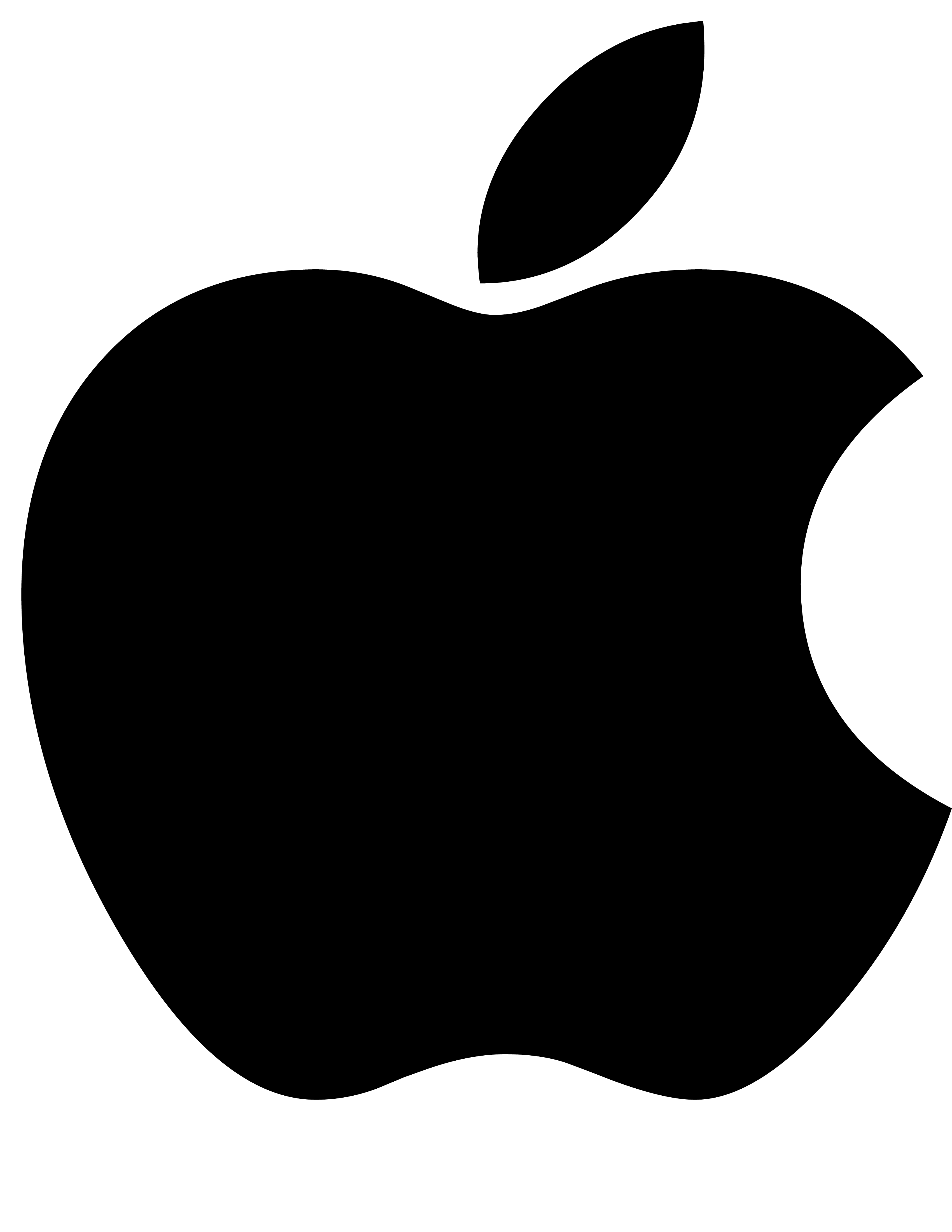 apple logo blue colour