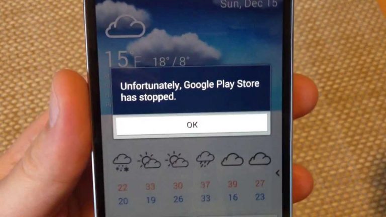 How to Fix “Unfortunately Google Play Services/Store has Stopped ” Error