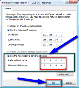 By DNS Server Addresses Option