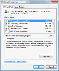 Do a Disk Cleanup
