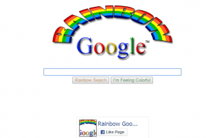google rainbow trick
