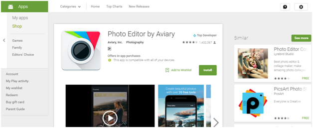 Photo Editor by Aviary