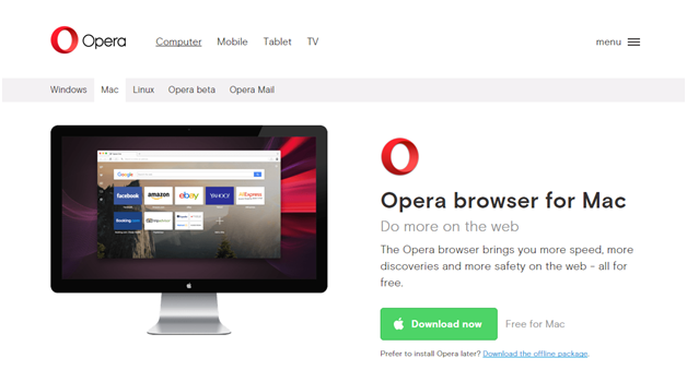 opera for mac