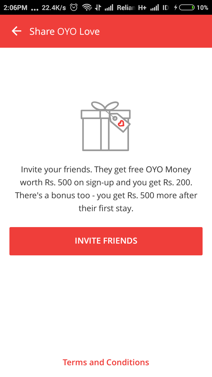 oyo new user promo code