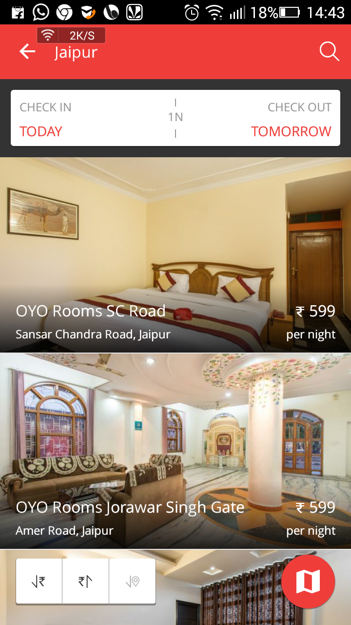 oyo room booking for free