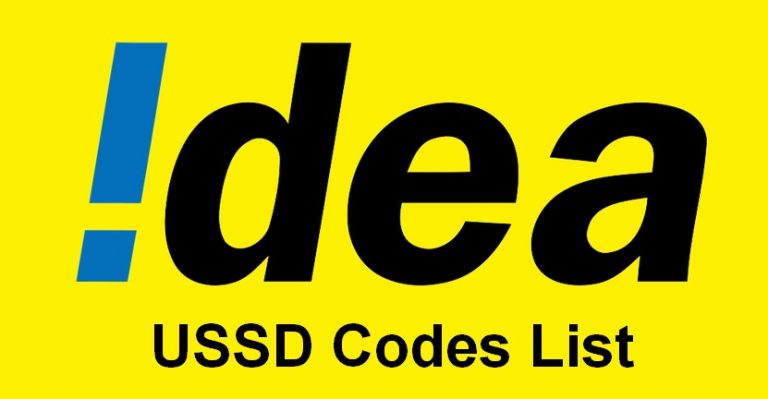 All Idea USSD Codes List (Idea Balance Check), 2G/3G/4G Net Balance And Other Service