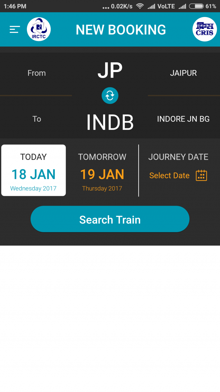 How To Book Railway Ticket online on Irctc site and Icrct Connect