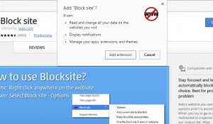 block sites on chrome