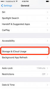 how to clear cache in iphone