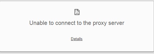 unable-to-connect-to-proxy-server-error