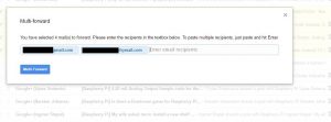 forward multiple email gmail