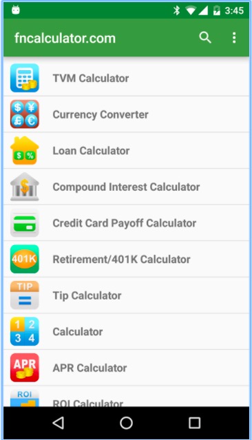 finance calculator app