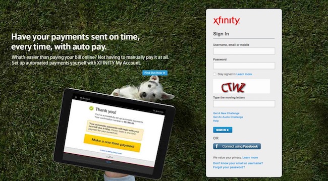 xfinity hbo now password