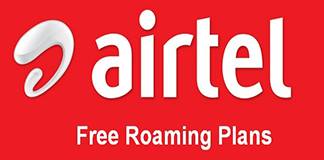 Airtel Free Roaming Incoming Outgoing Plans Activation for 1 day and monthly