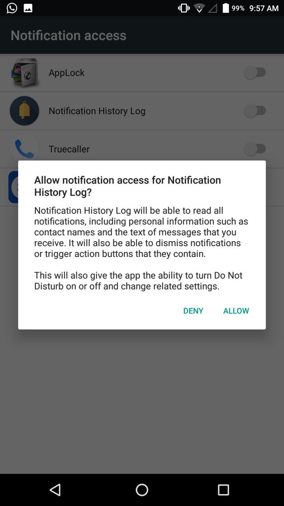 Check deleted messages on WhatsApp