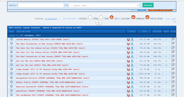 Proxy eztv EZTV Proxy