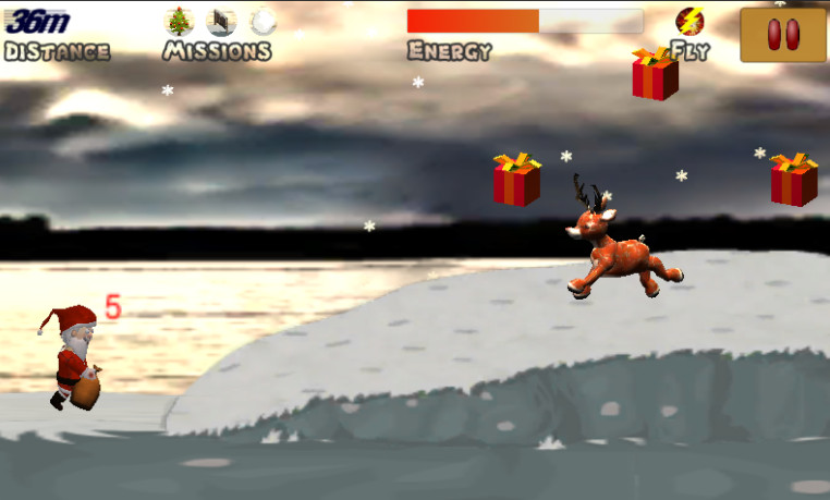Mr. Santa - jump'n'run game