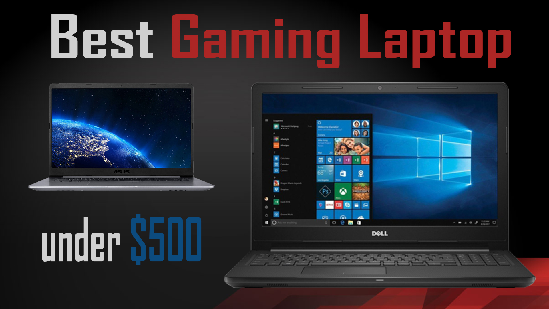 5 Best Gaming Laptop under 500 Top Budgeted Gaming Laptops of 2024