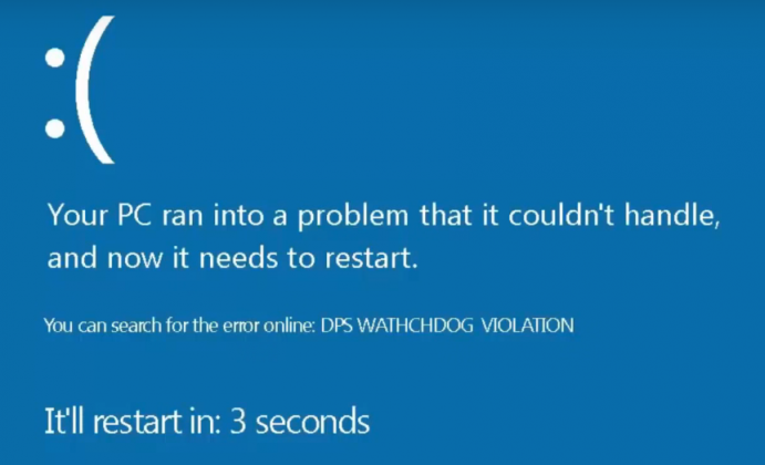 Dpc watchdog violation windows 10 что за ошибка