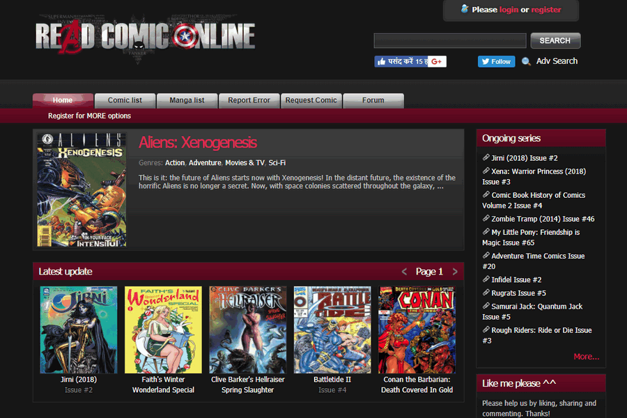 sites to read comics online