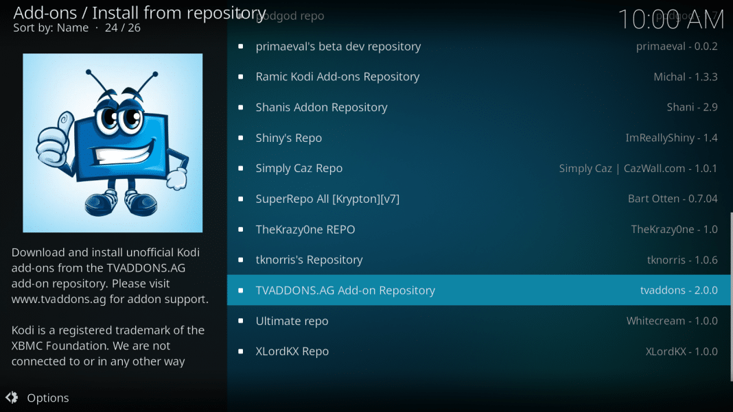 best kodi repository