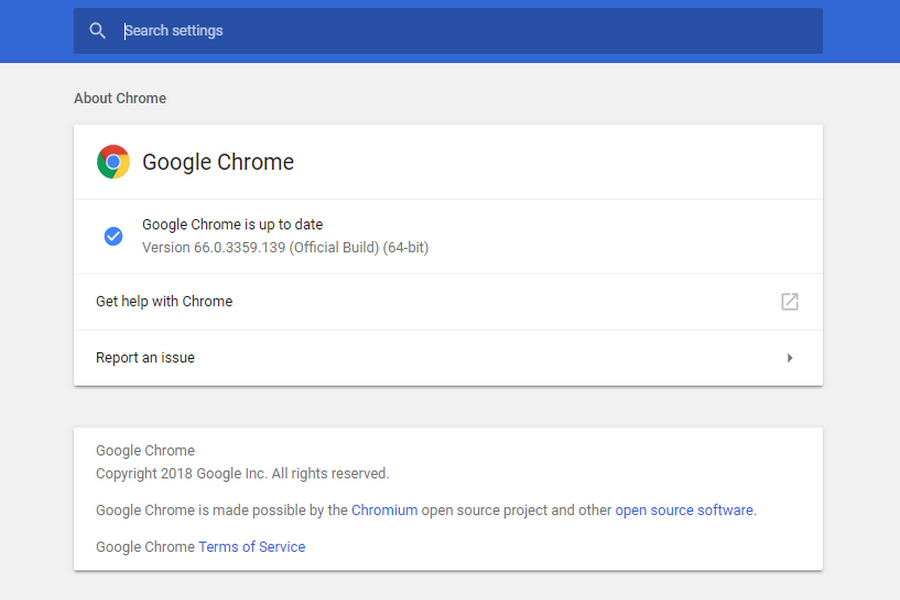 how to update google chrome on a pc