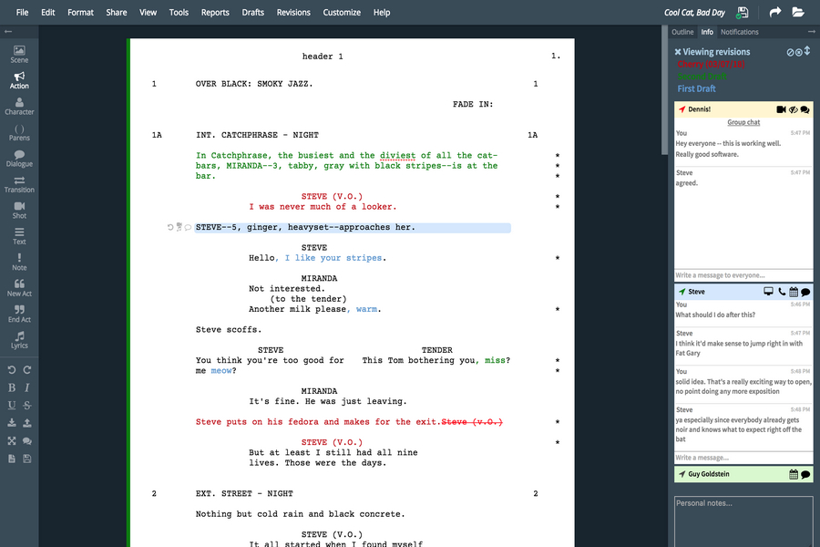 Best Screenwriting Software