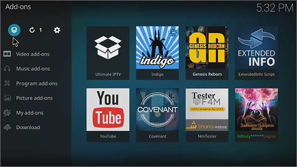 kodi addons