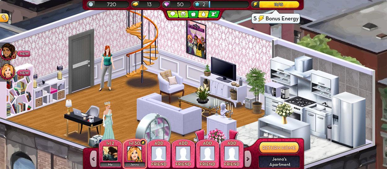 city girl life game online