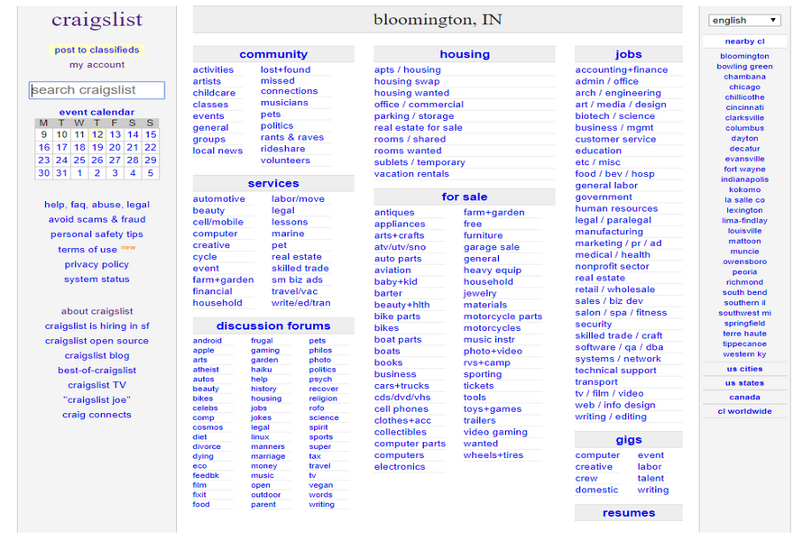 free hookup websites like craigslist