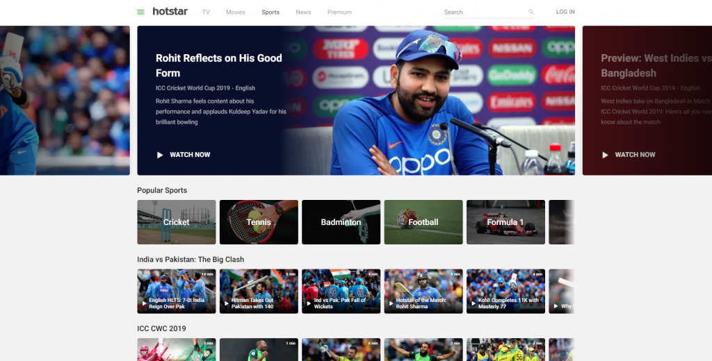 cricket online streaming hotstar