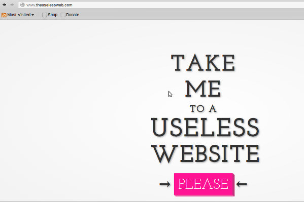 take useless website