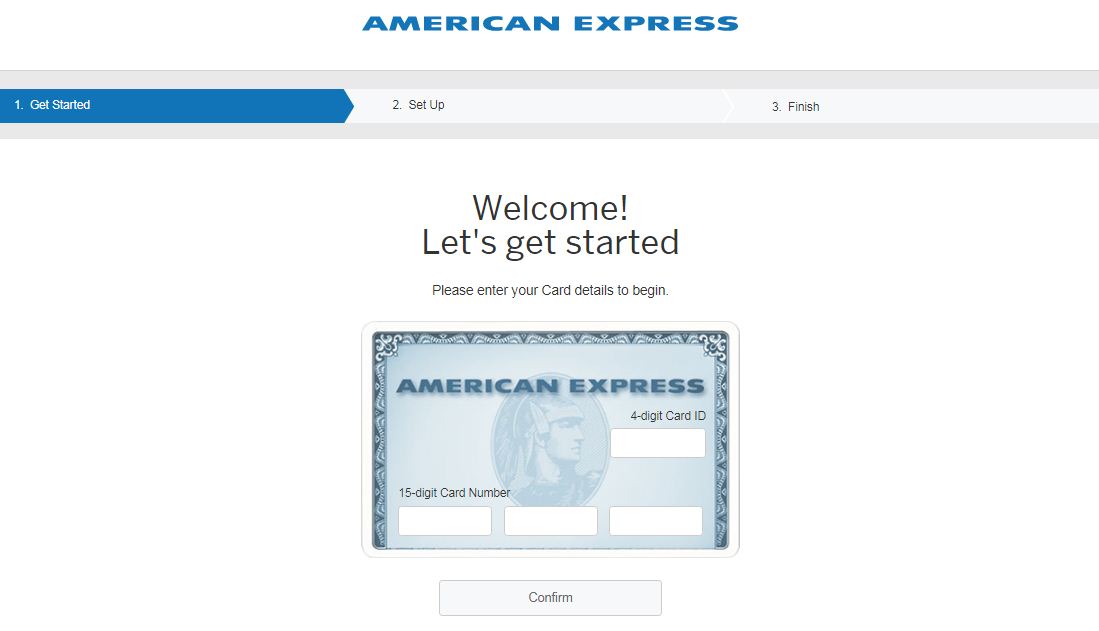 american express card activation