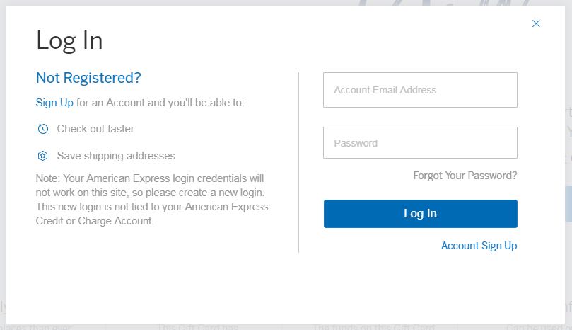 american express gift card activation