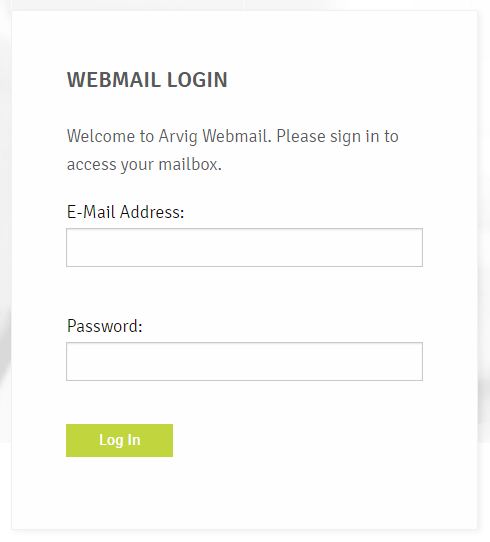 arvig webmail login