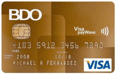 bdo card activation