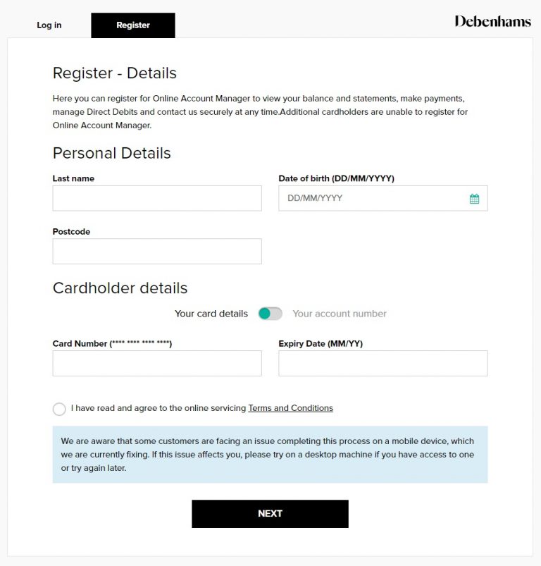 【DEBENHAMS CARD ACTIVATION 】Activate Debenhams Card