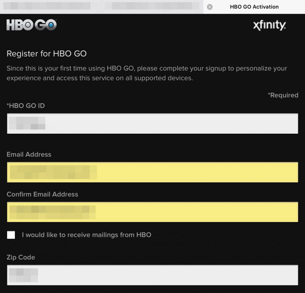 hbo go activation