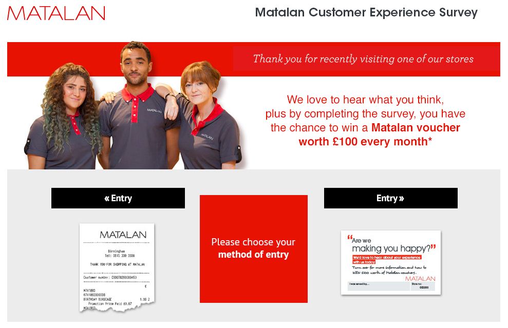 matalan survey