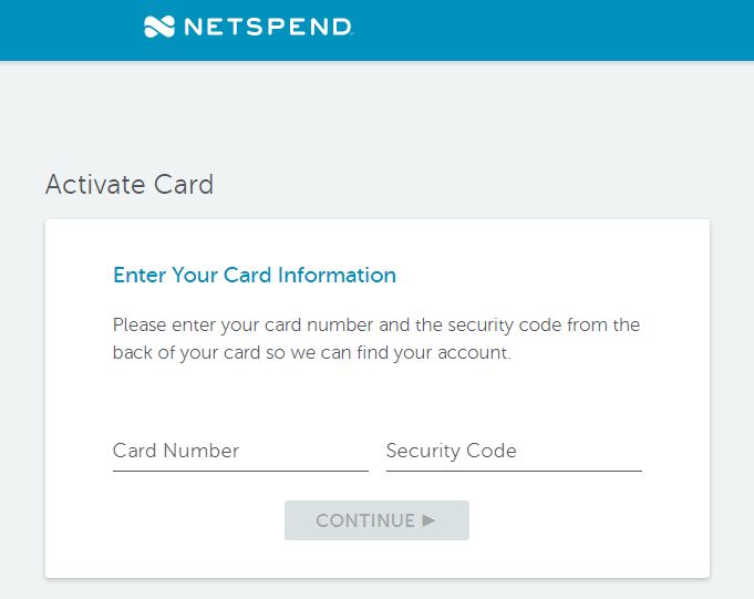 netspend card activation