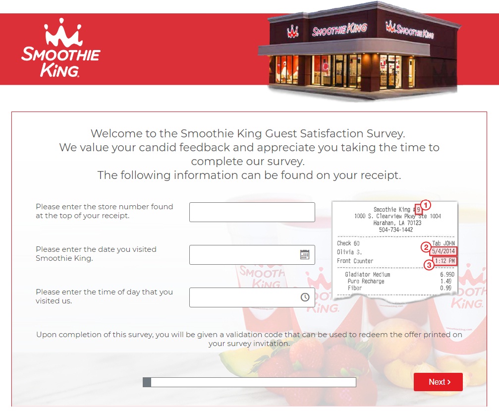 【Smoothie King Survey】Smoothie King Feedback Get Free